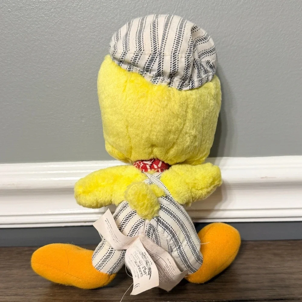 Vintage Looney Tunes Train Conductor Tweety Bird‎ Plush